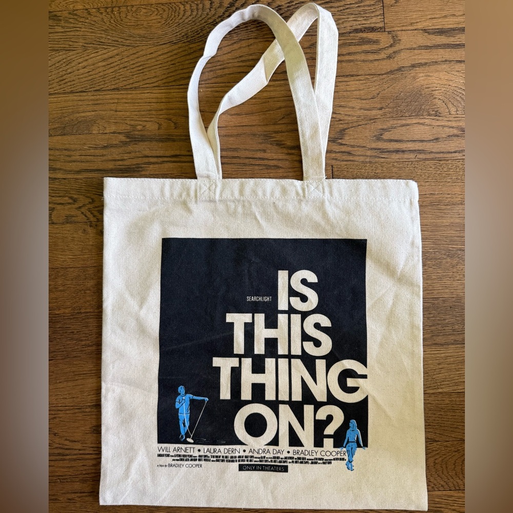 Is This Thing On? Movie Promo Canvas Tote - Searchlight Bradley Cooper